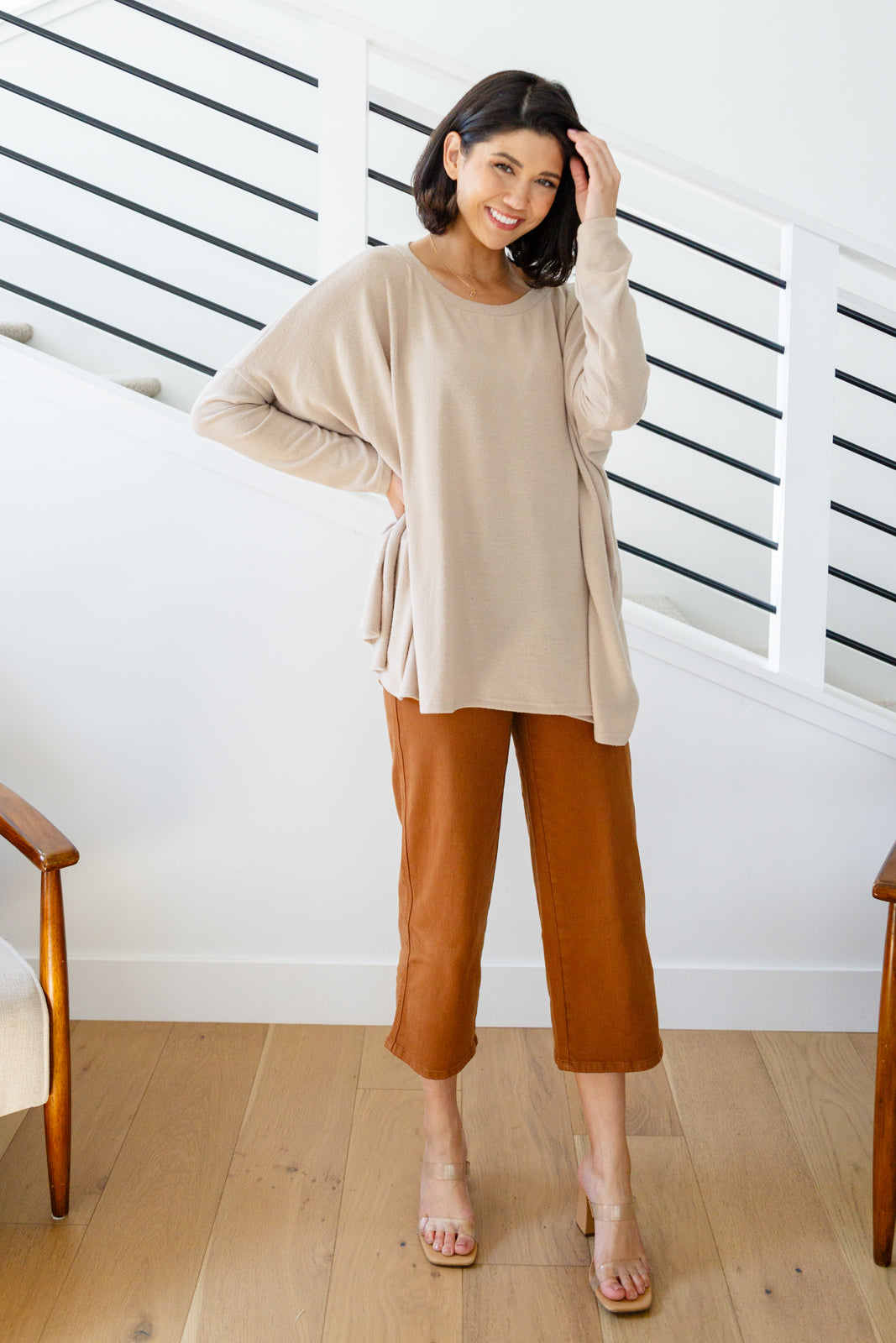 Clap For Yourself Long Sleeve Top, Oversized