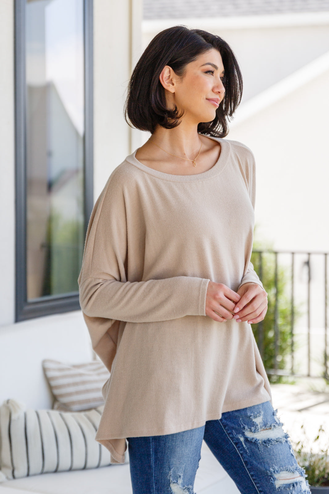 Clap For Yourself Long Sleeve Top, Oversized