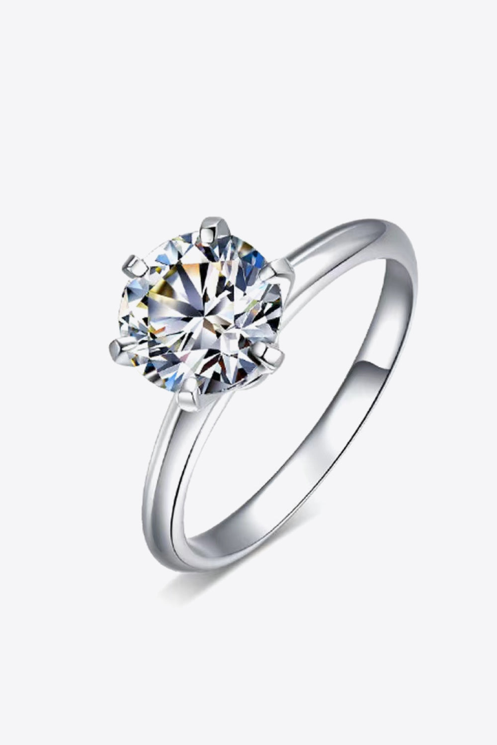 3 Carat Moissanite 6-Prong Ring