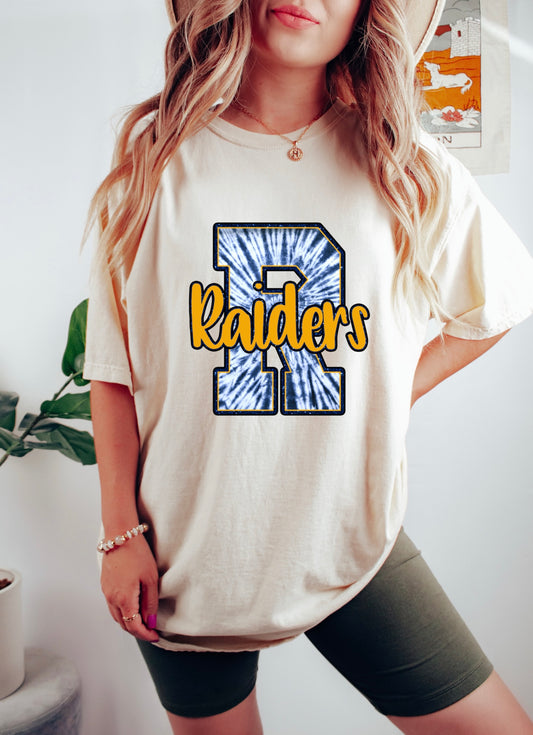 Raiders on Comfort Colors- ivory tee or long sleeve preorder