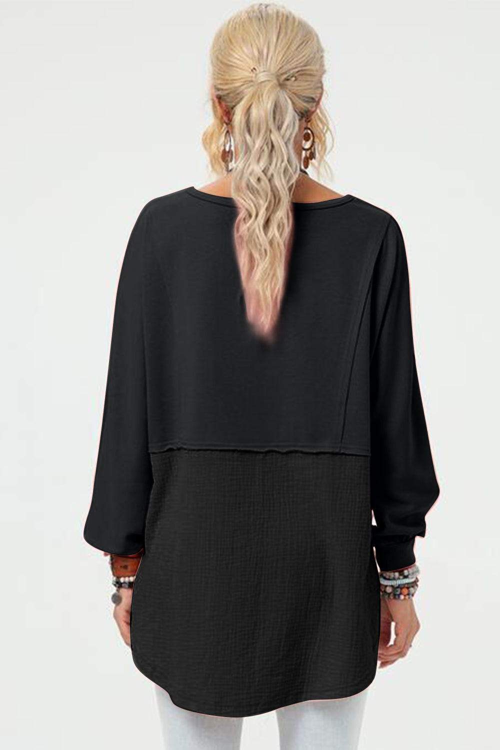 PREORDER: Long Sleeve High-Low Tunic