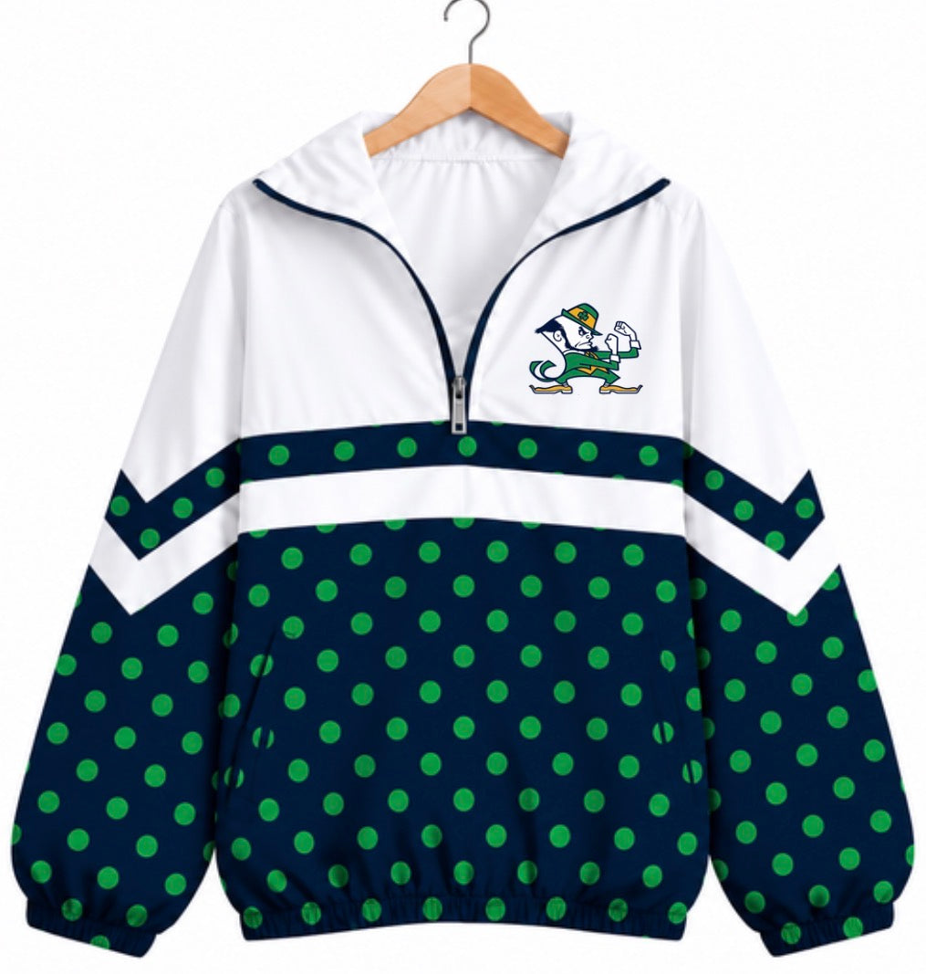 ND Varsity Remix Quarter Zip Preorder, ETA: 6 weeks