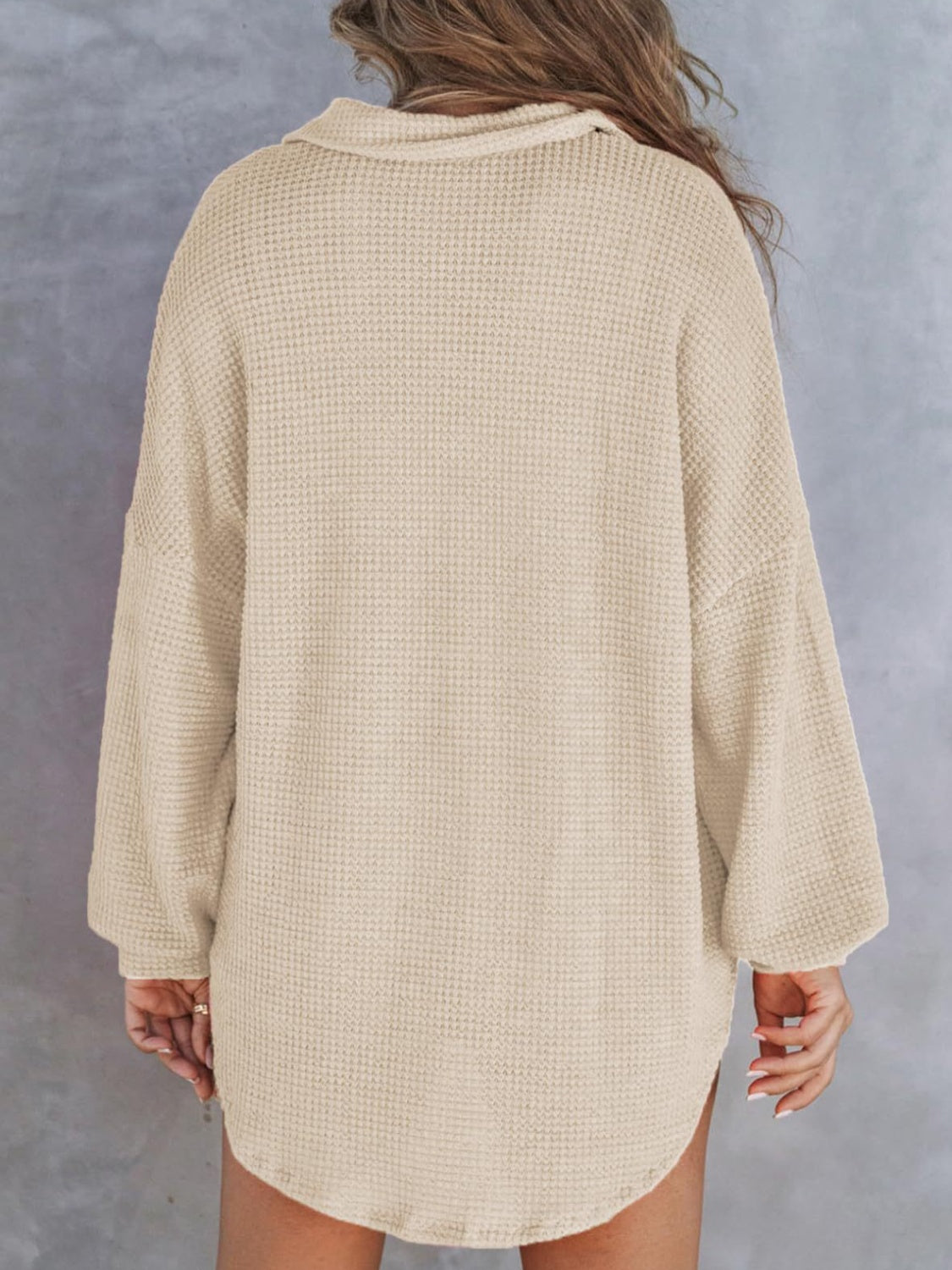 PREORDER: Waffle-Knit Pullover