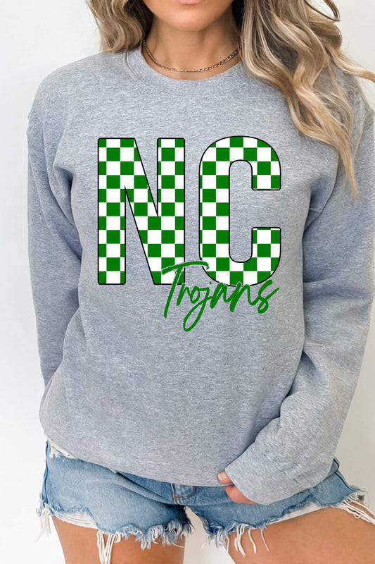 Checkered School sweatshirt preorder