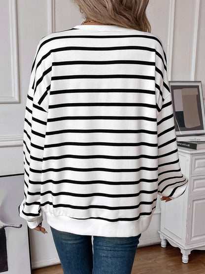 PREORDER: Oversized Striped Pullover in Three Colors