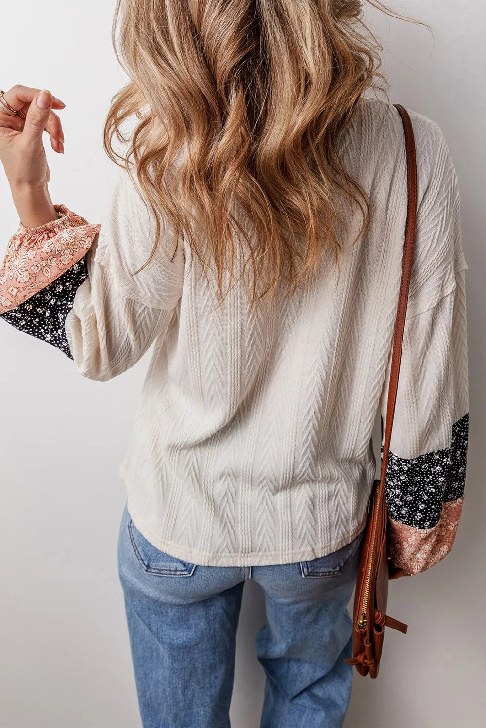 PREORDER: Textured Fall Floral Top