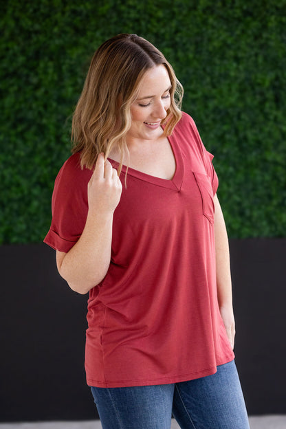 Sierra Pocket Top - Terra Cotta