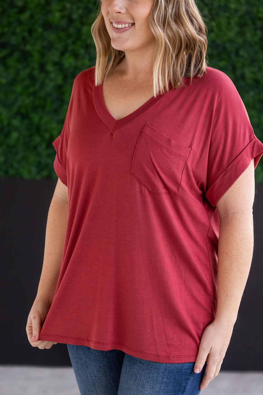 Sierra Pocket Top - Terra Cotta