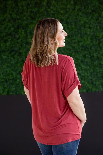 Sierra Pocket Top - Terra Cotta