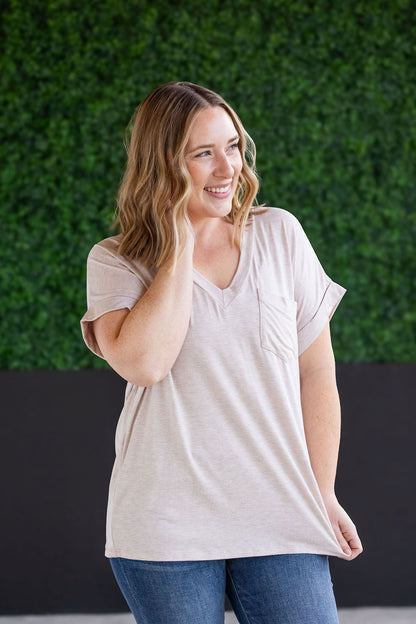 Sierra Pocket Top - Oatmeal