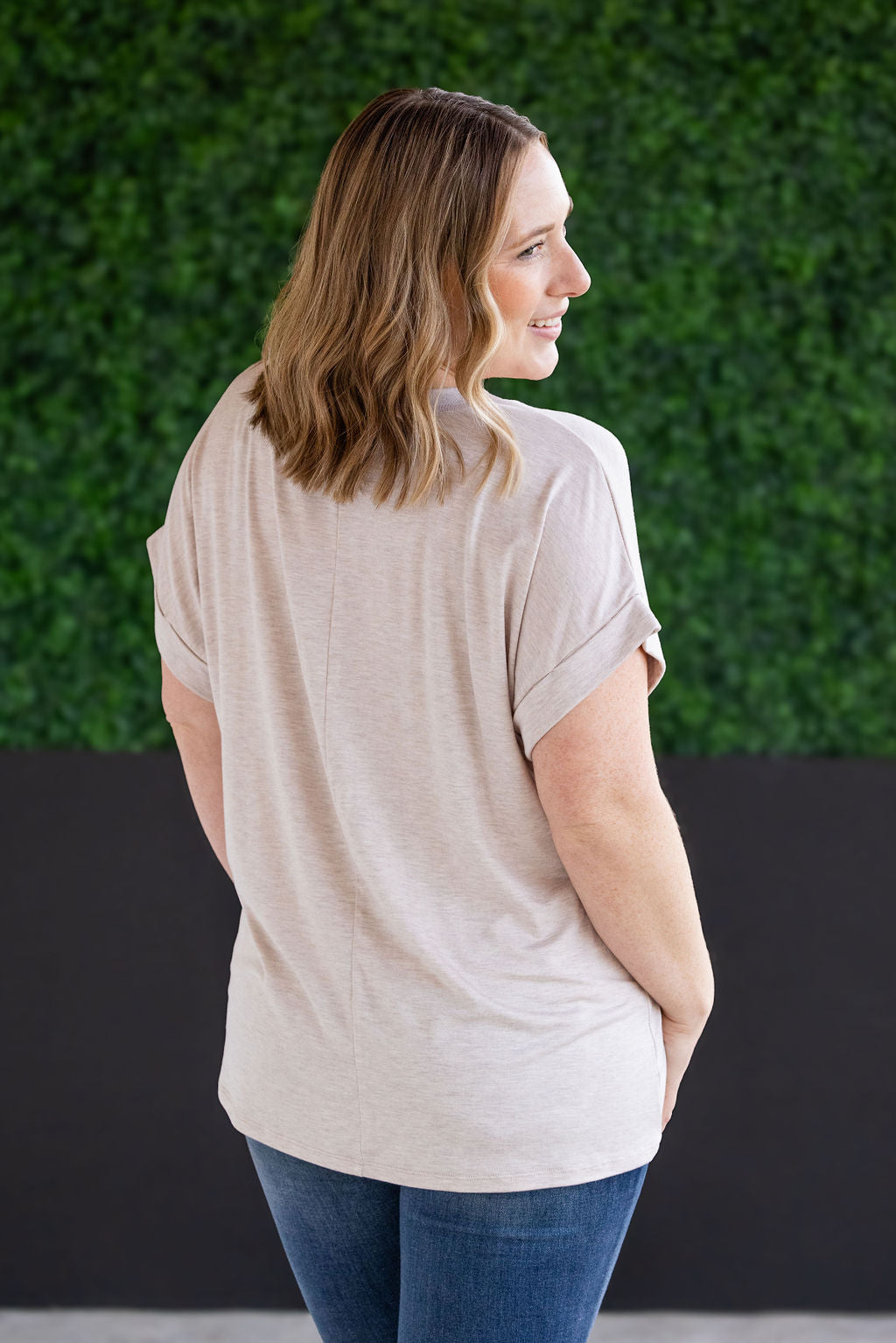 Sierra Pocket Top - Oatmeal