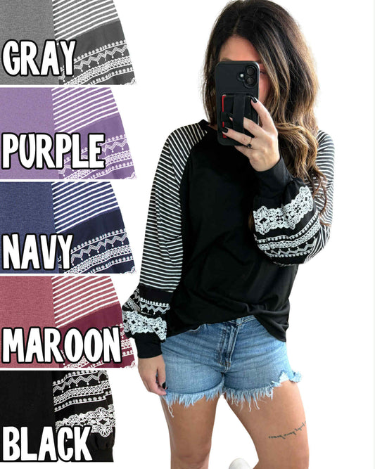 PREORDER: Pattern Play Raglan Top