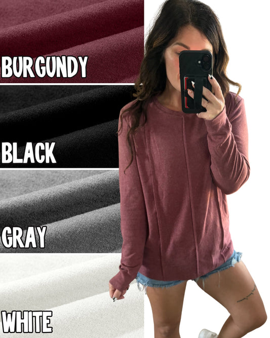 PREORDER: Simply Essential Long Sleeve Top