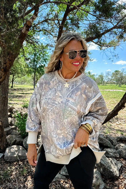 PREORDER: Camo Classic Crew Pullover, Mid/Late August