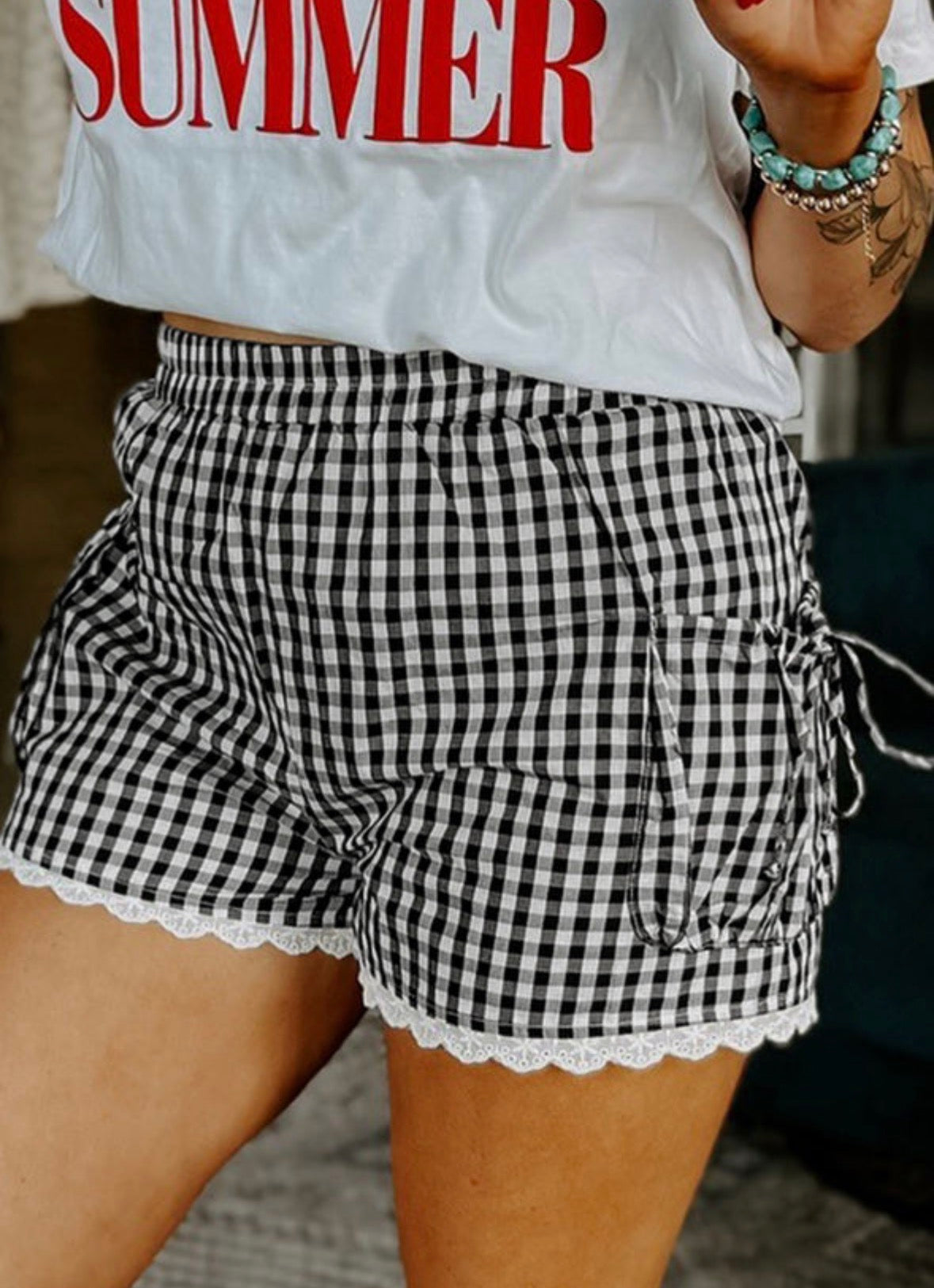 Gingham and Grace Shorts Preorder