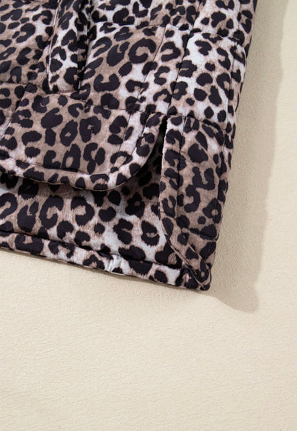PREORDER: Everyday Leopard Puffer Vest