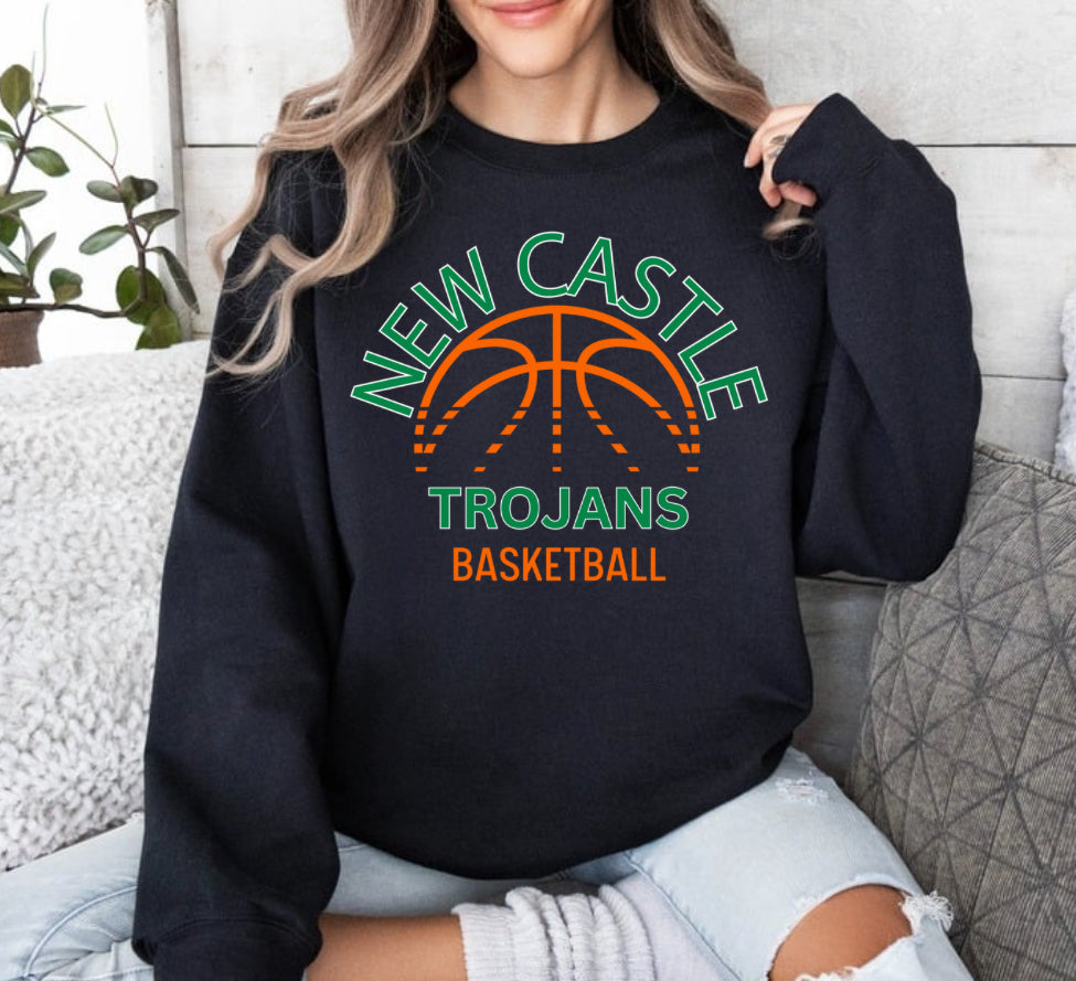 NC Trojan Basketball Sweatshirt Preorder