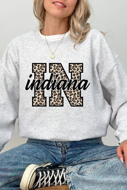 Leopard Initial Sweatshirt preorder