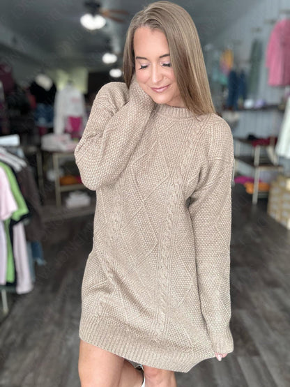 PREORDER: Snuggle Season Sweater Dress