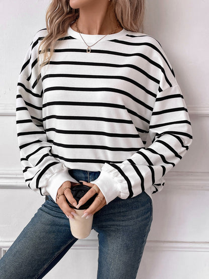 PREORDER: Oversized Striped Pullover in Three Colors