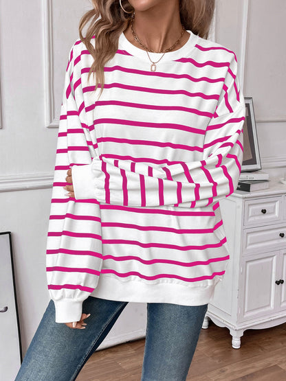 PREORDER: Oversized Striped Pullover in Three Colors