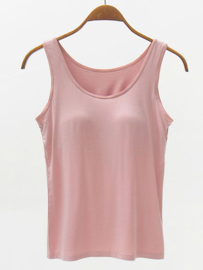 PREORDER: Wide Strap Tank with Built-In Bra