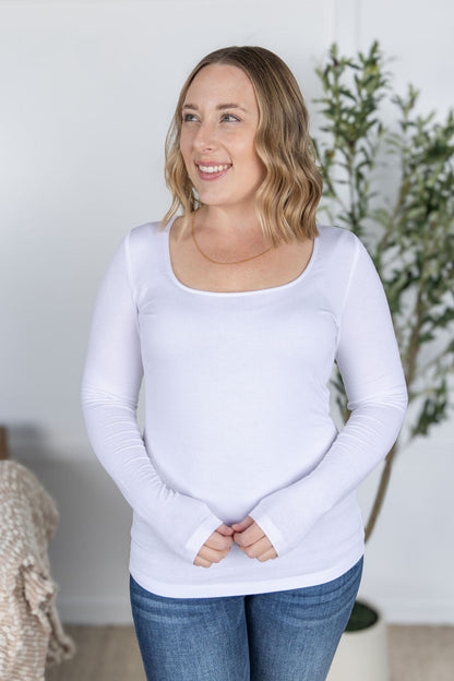 Alyssa Long Sleeve Top - White