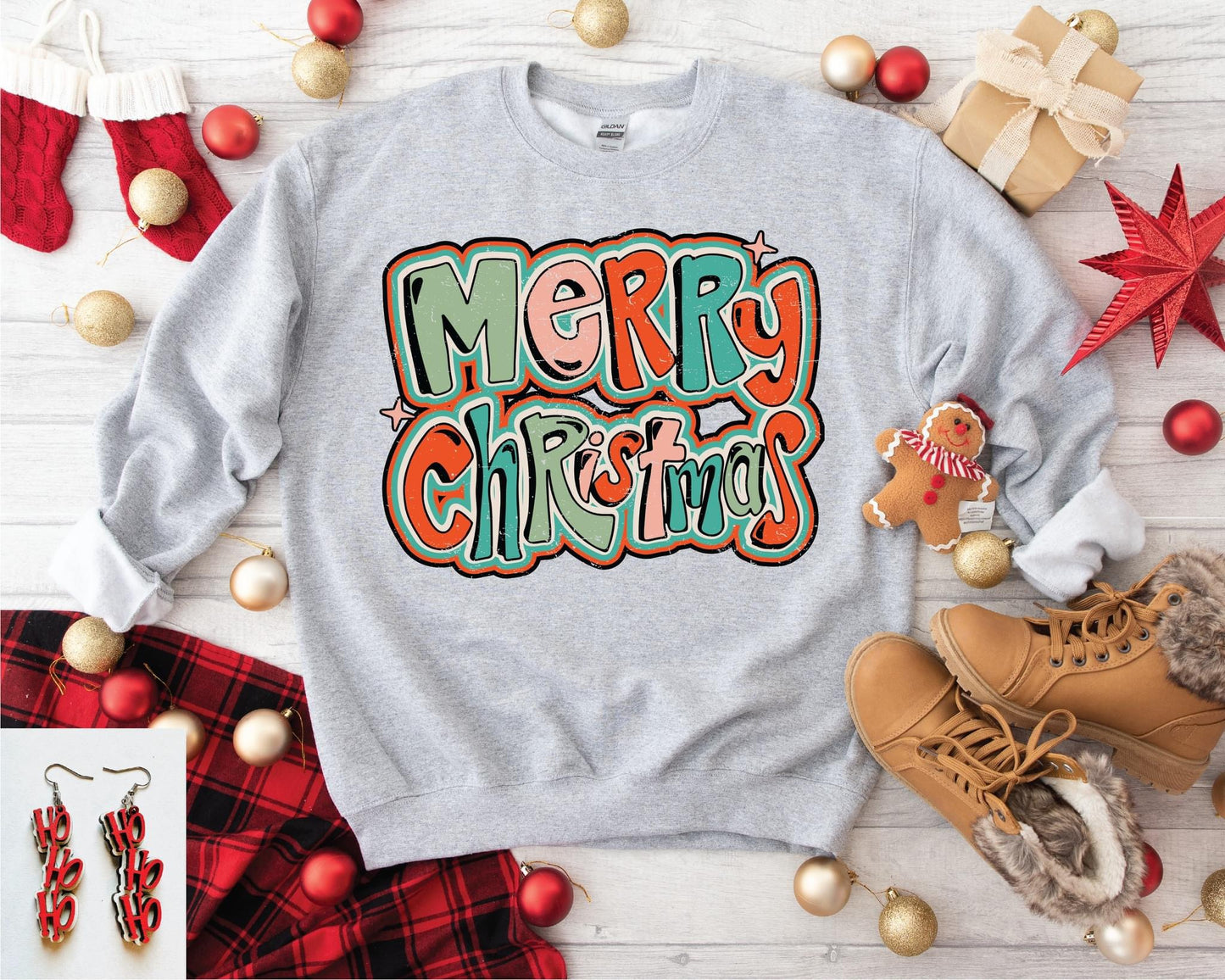 Retro Merry Christmas Preorder