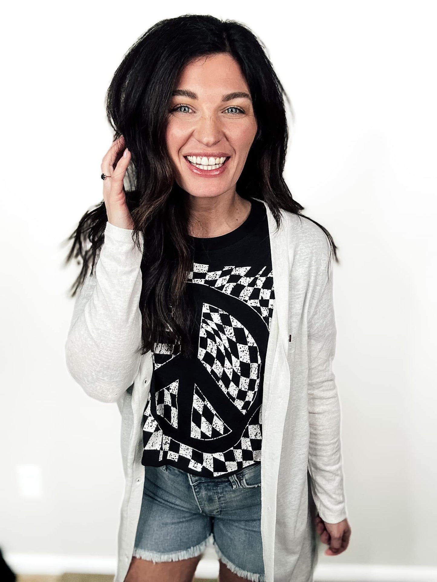 Preorder Button Down Long Sleeve Longline Cardigan