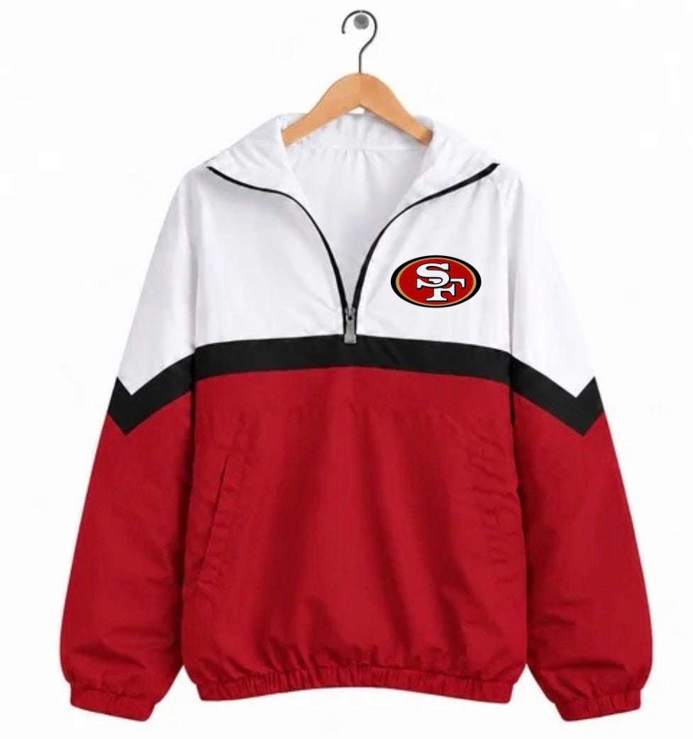 49ers Varsity Remix Quarter Zip Preorder, ETA: 6 weeks