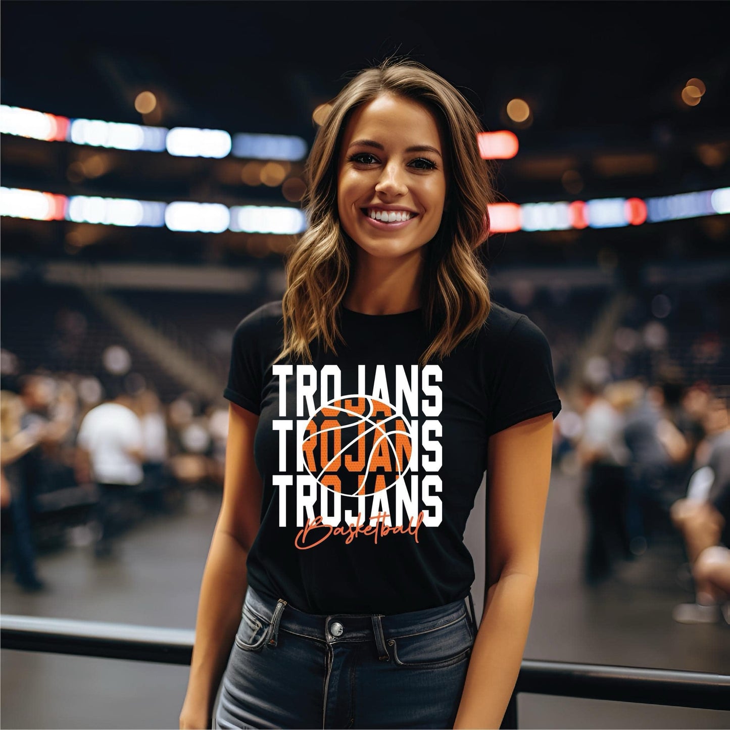 Stacked Trojan Basketball Preorder