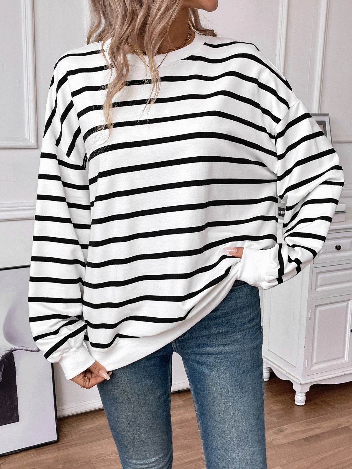 PREORDER: Oversized Striped Pullover in Three Colors