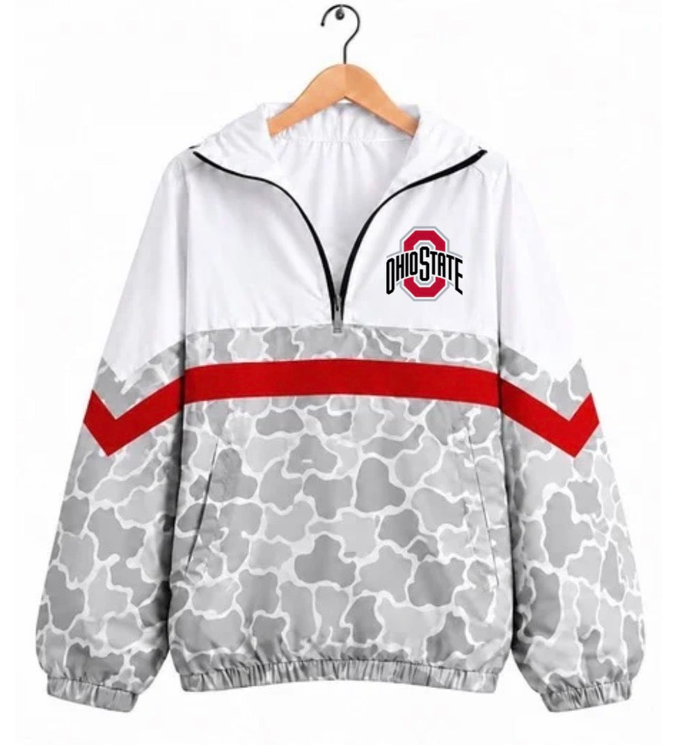 Buckeyes Varsity Remix Quarter Zip Preorder, ETA: 6 weeks