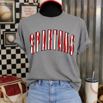 Spartan Pattern Tee Preorder