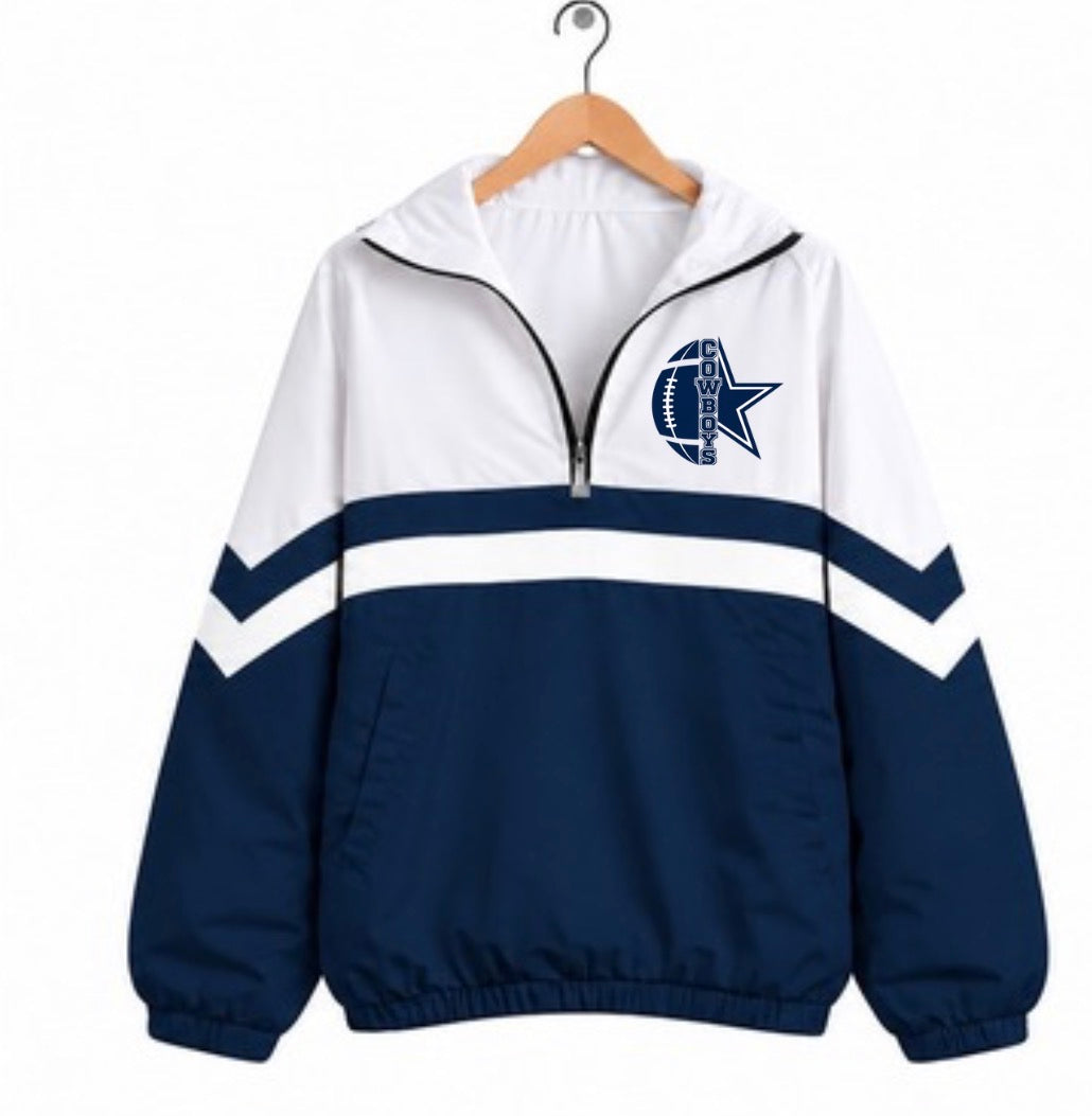 Cowboys Varsity Remix Quarter Zip Preorder, ETA: 6 weeks