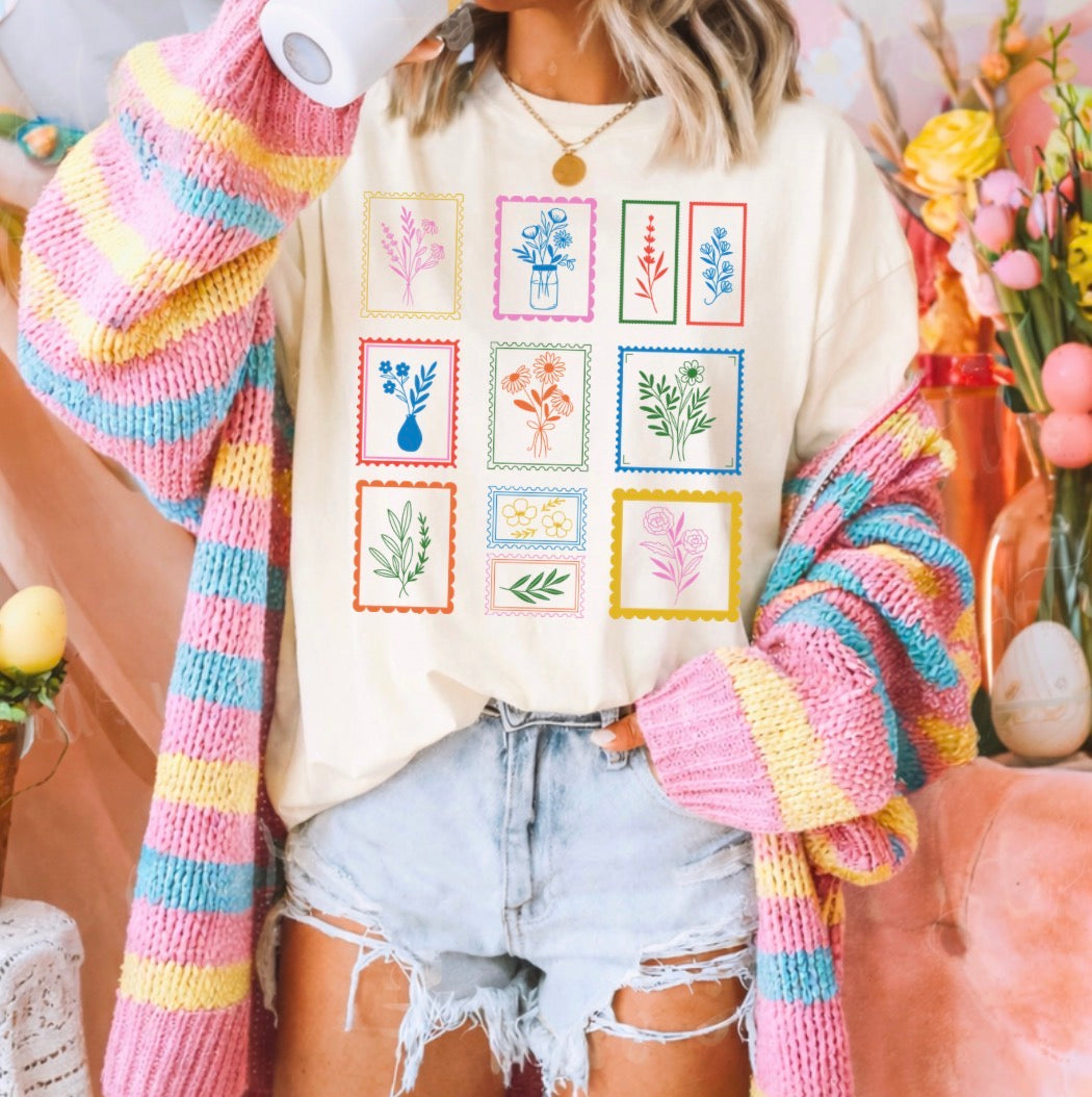 Floral Postcard Tee Preorder