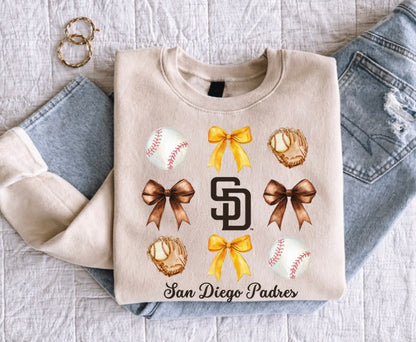 Baseball Team Bow Preorder