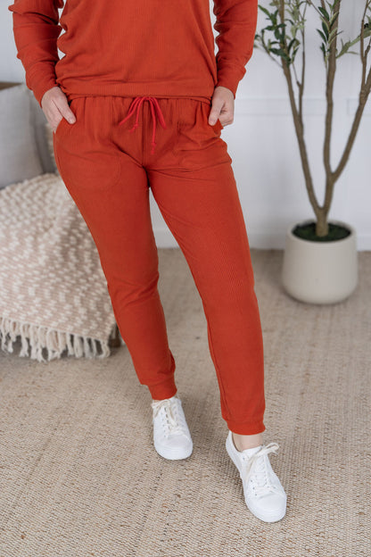 Corrine Joggers - Pumpkin