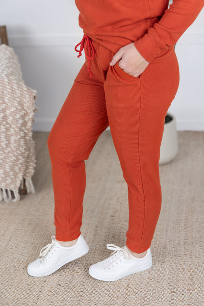 Corrine Joggers - Pumpkin