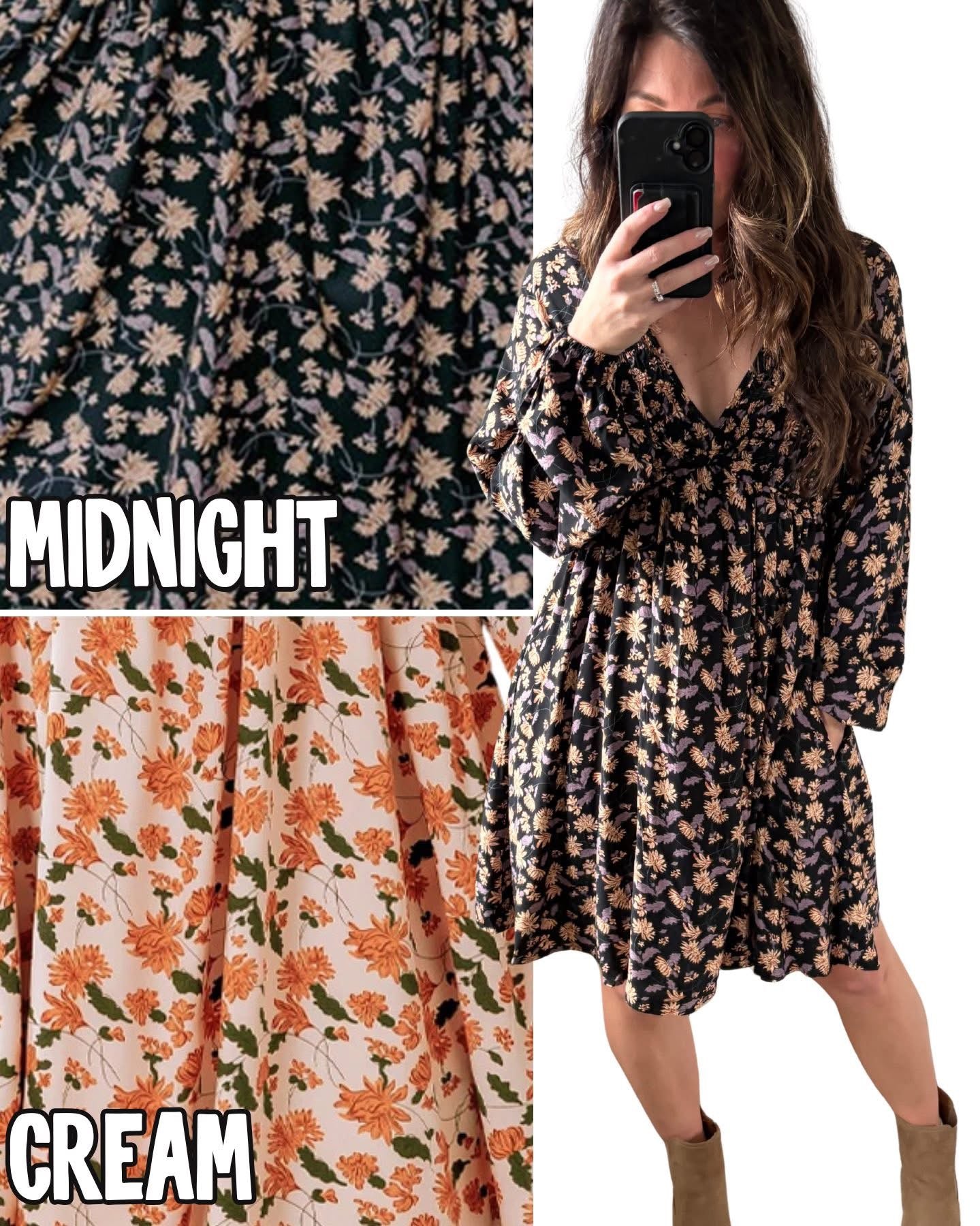 PREORDER: Bloom & Gather Smocked Babydoll Dress