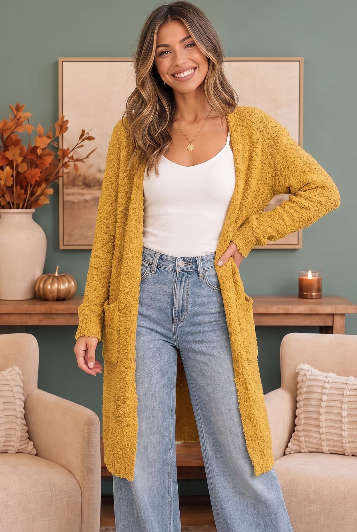 Falling For You Longline Cardigan