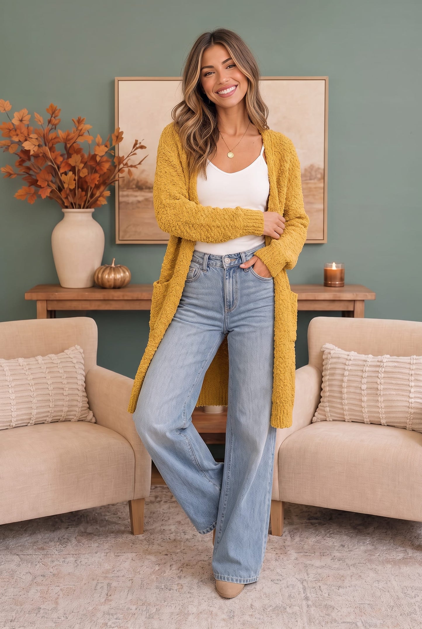 Falling For You Longline Cardigan