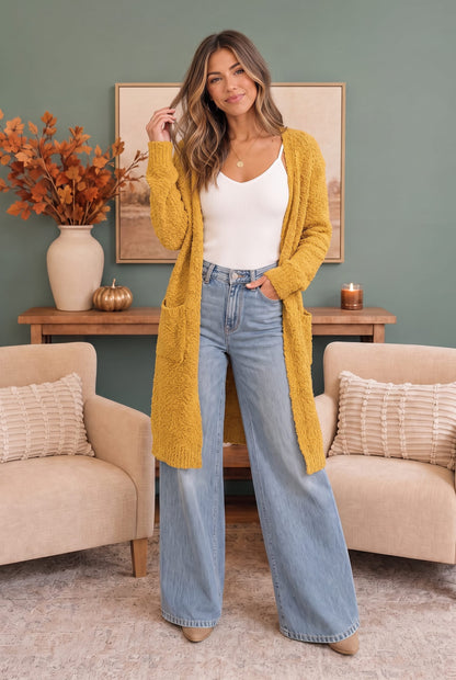 Falling For You Longline Cardigan