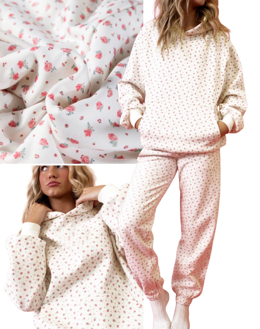 PREORDER: Windsor Floral Hoodie Jogger Set