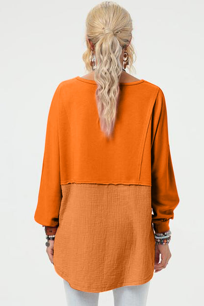 PREORDER: Long Sleeve High-Low Tunic