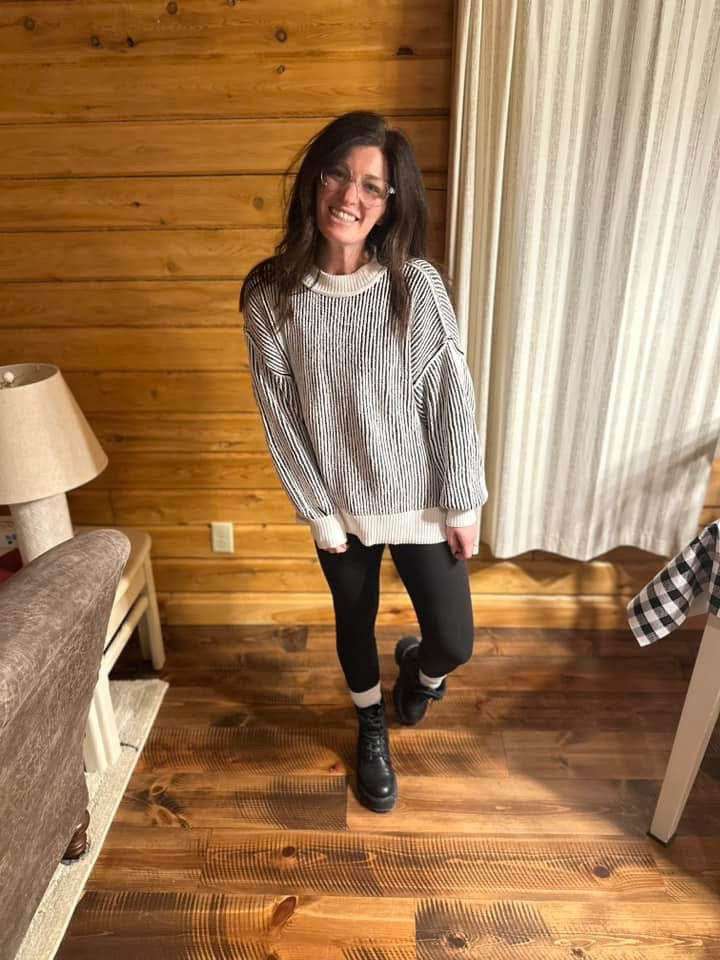 PREORDER: Cabin Charm Knit Sweater