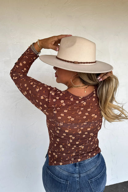 PREORDER: Annie Vneck Mesh Top, Late November Arrival