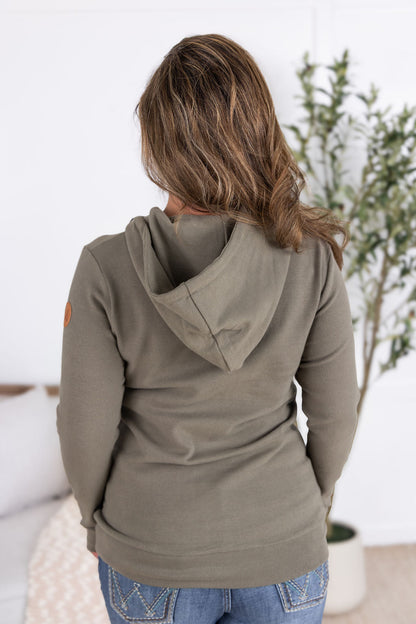 Classic Halfzip Hoodie - Olive