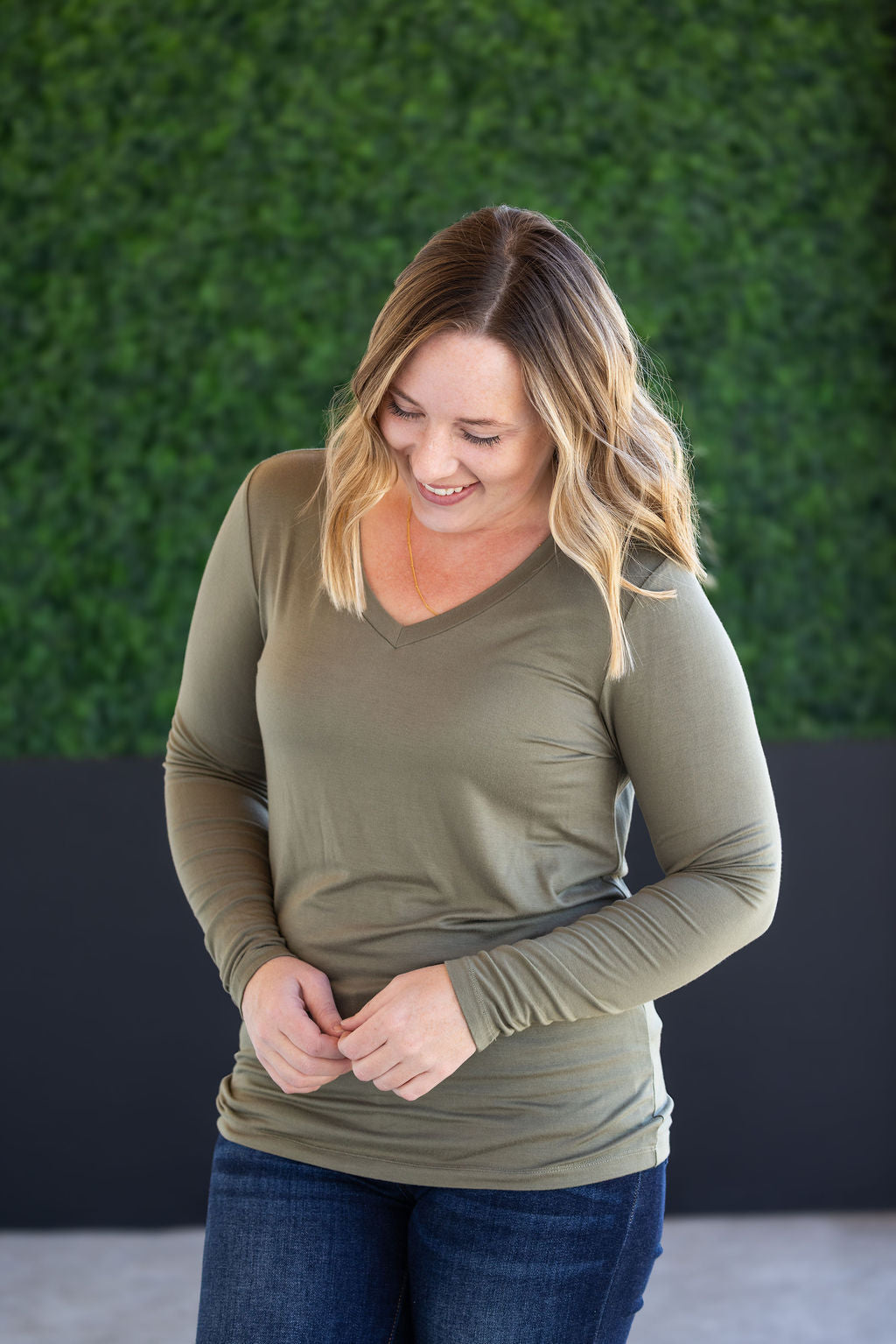 Larissa Long Sleeve - Olive
