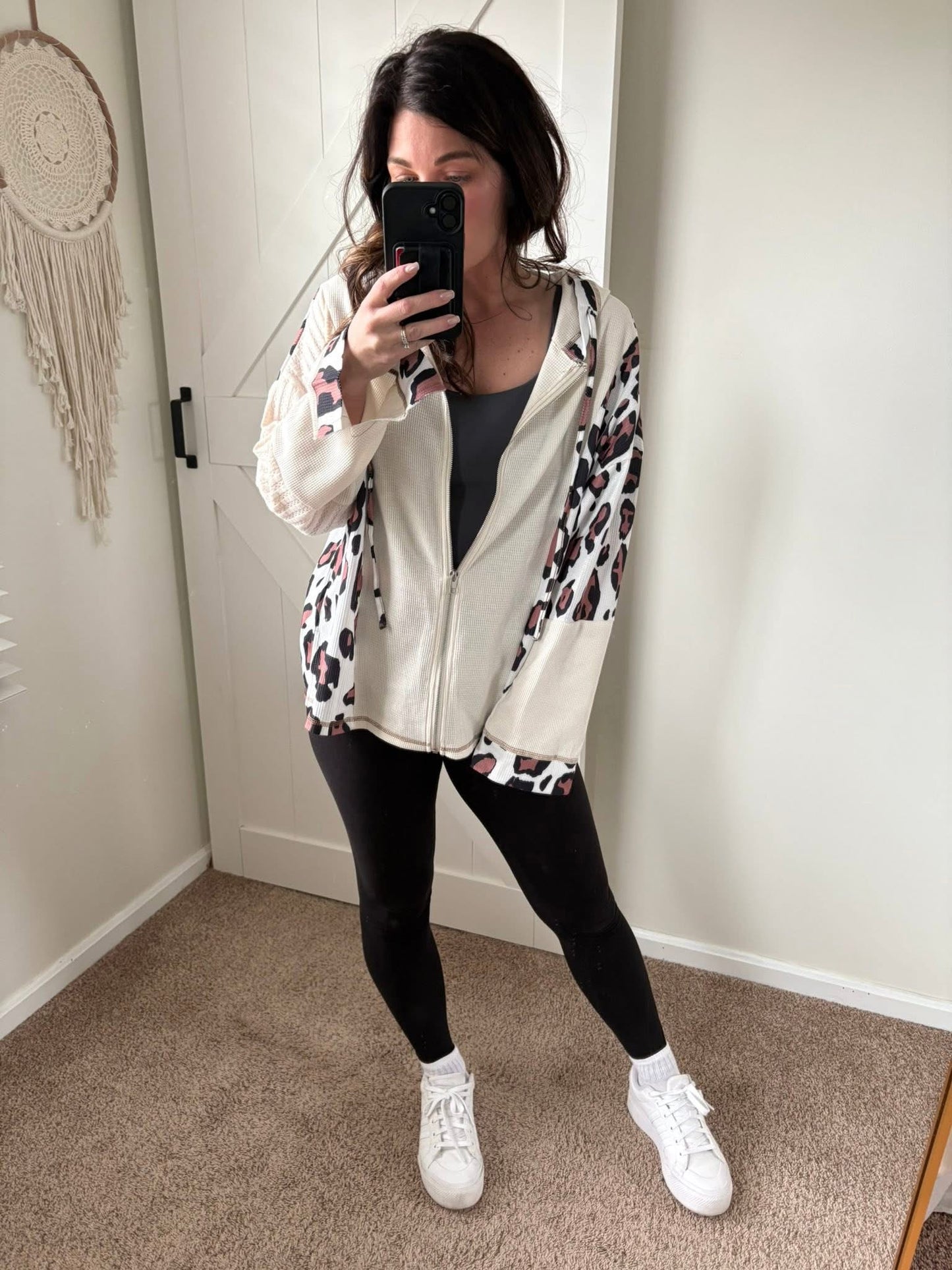 PREORDER: Oversized Wild Side Zip Up Hoodie